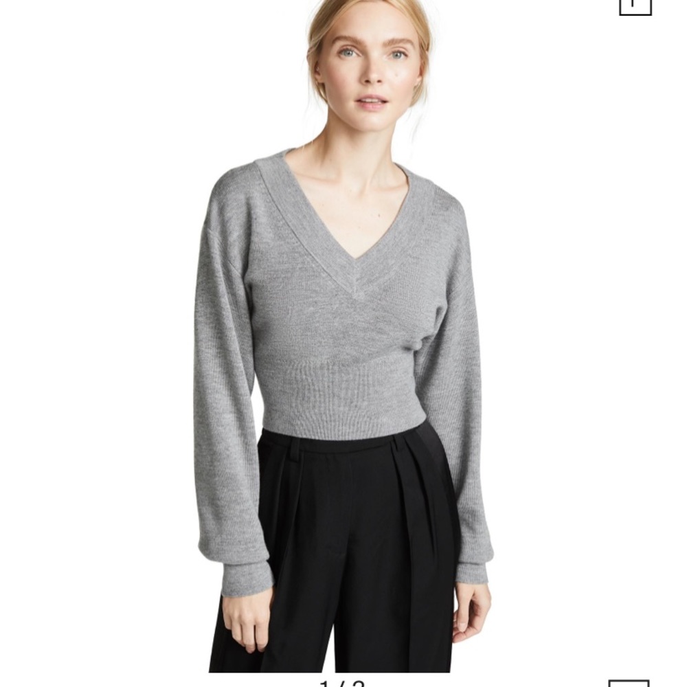 Alexander Wang T cropped sweater